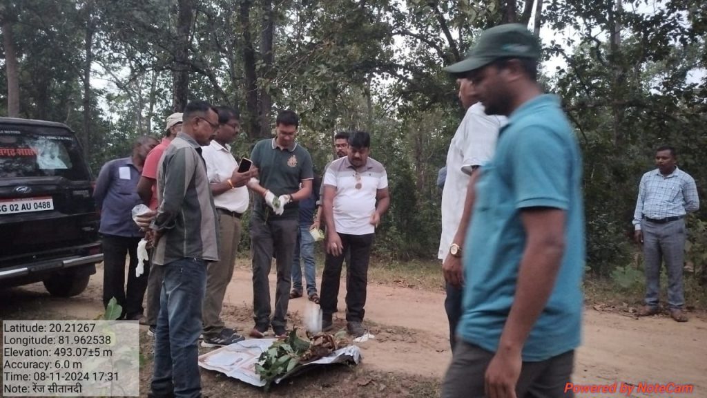पोटाश बम से हाथी का बच्चा घायल,राजधानी से पहुंचे डाक्टरो के द्वारा रेस्क्यू ऑपरेशन शुरू